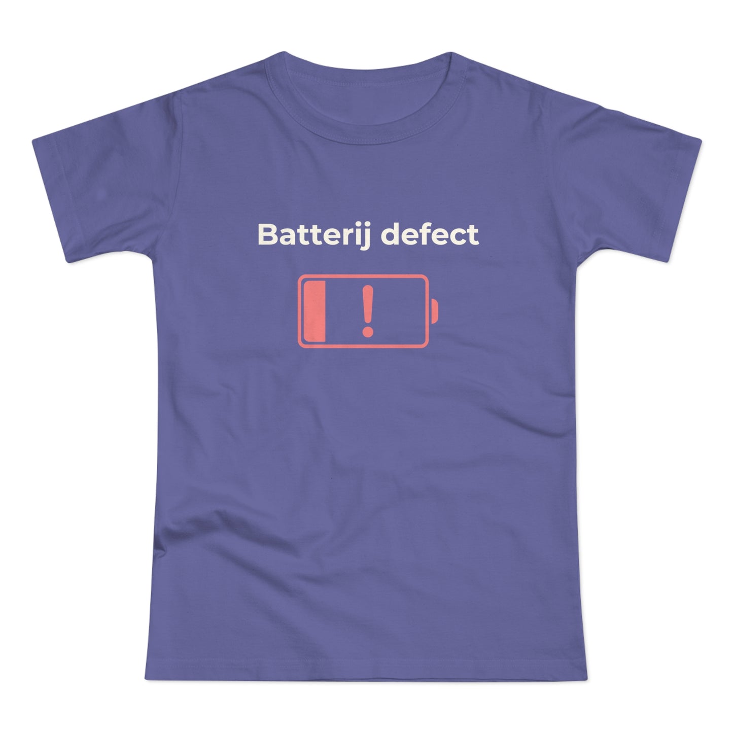 Dames T-shirt - Batterij defect