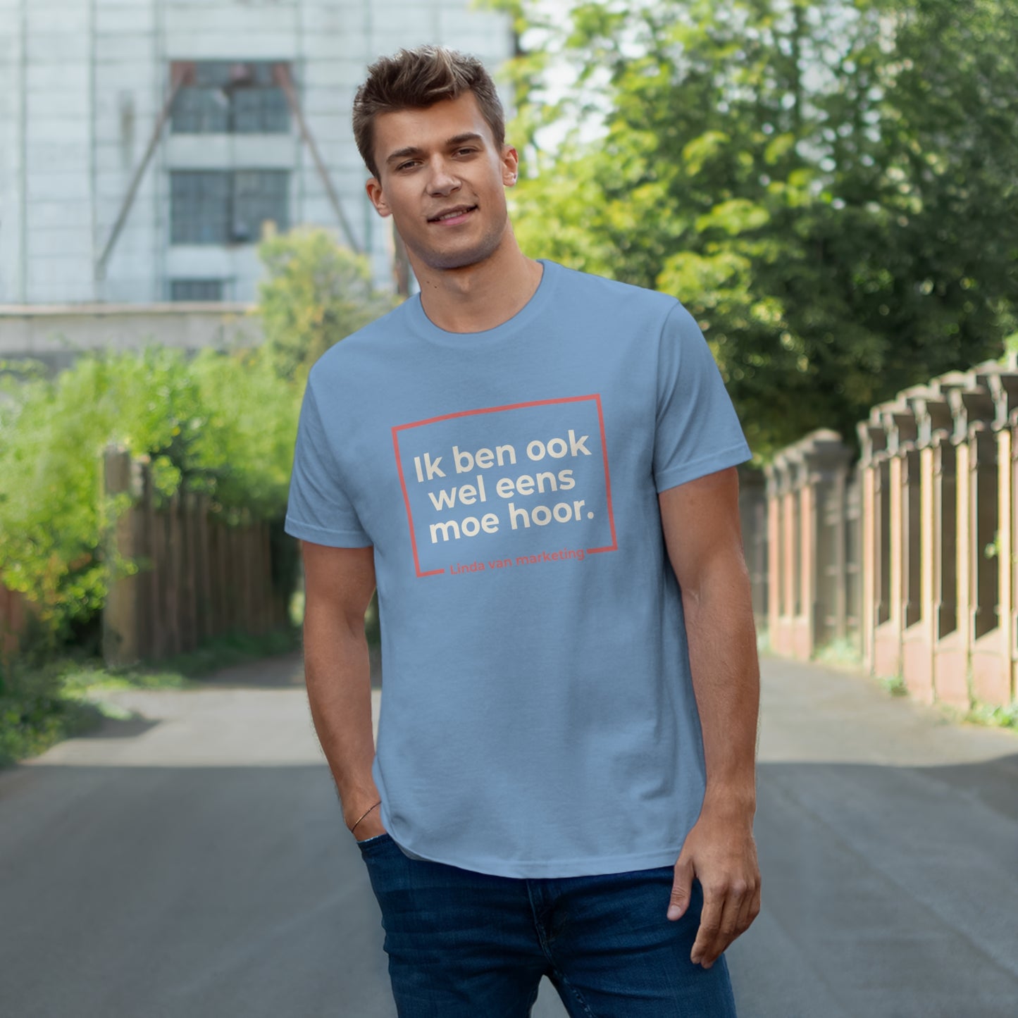 Uniseks T-Shirt - 'Ik ben ook wel eens moe hoor'