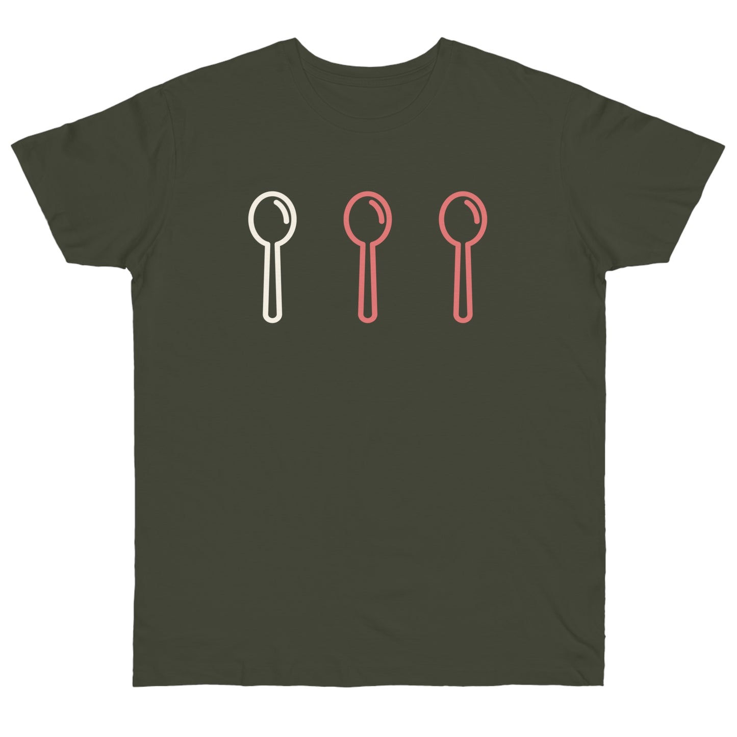 Uniseks T-Shirt - 'Spoons'