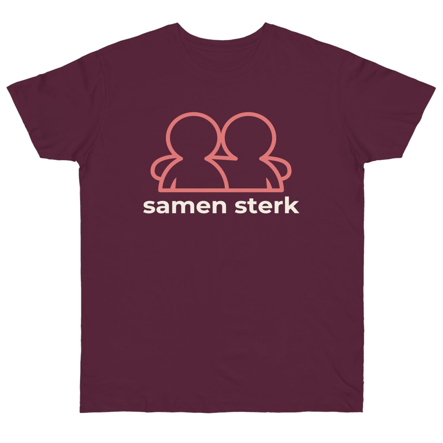 Uniseks T-Shirt - 'Samen sterk'