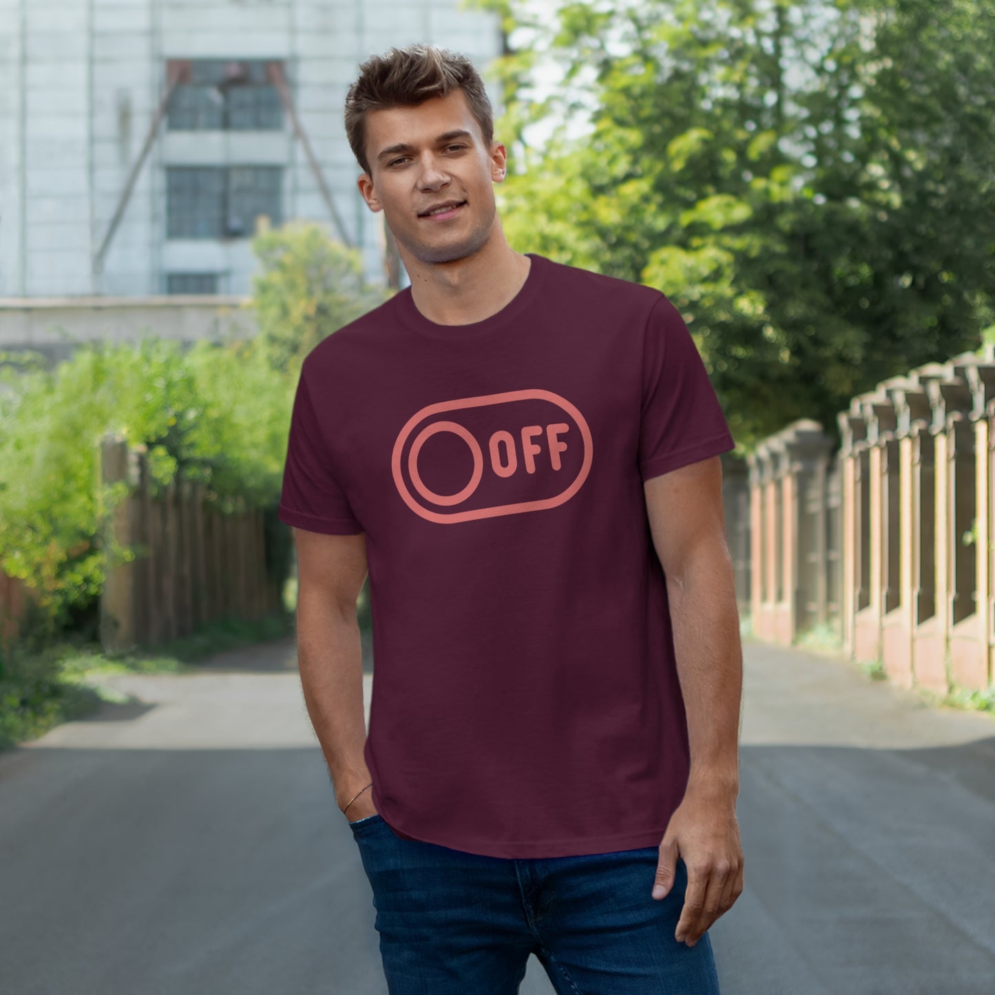 Uniseks T-Shirt - 'OFF'