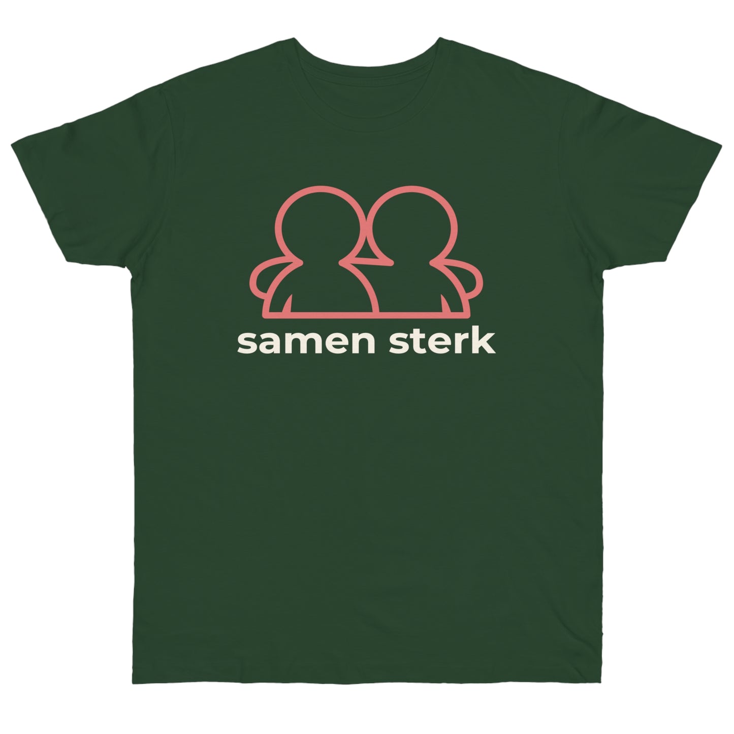 Uniseks T-Shirt - 'Samen sterk'