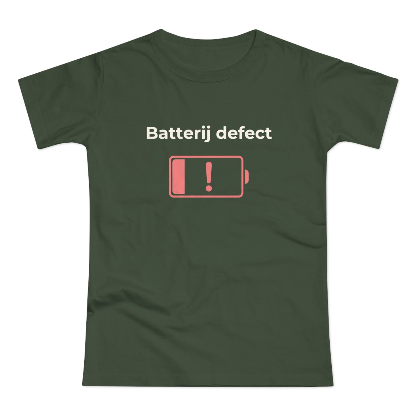 Dames T-shirt - Batterij defect