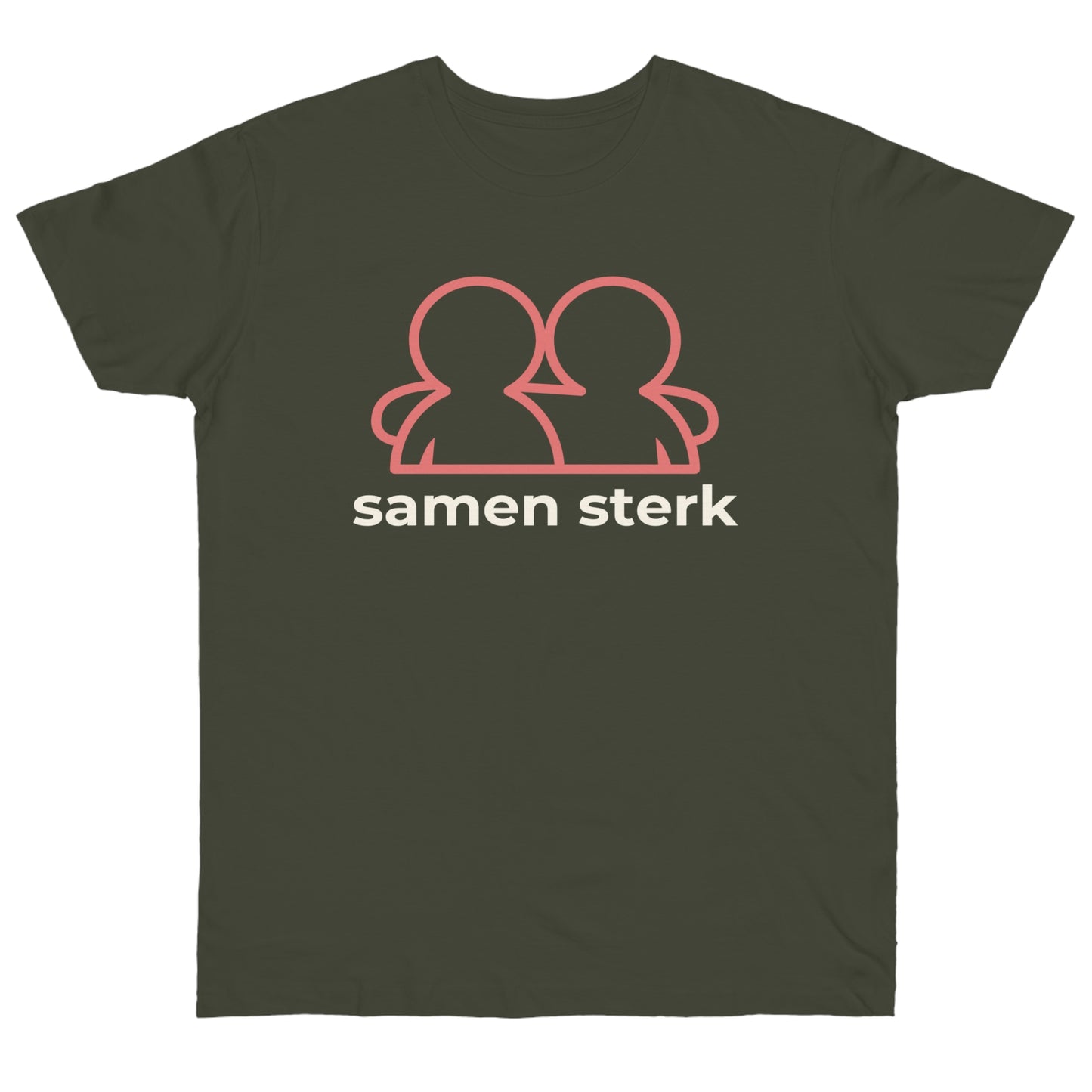 Uniseks T-Shirt - 'Samen sterk'