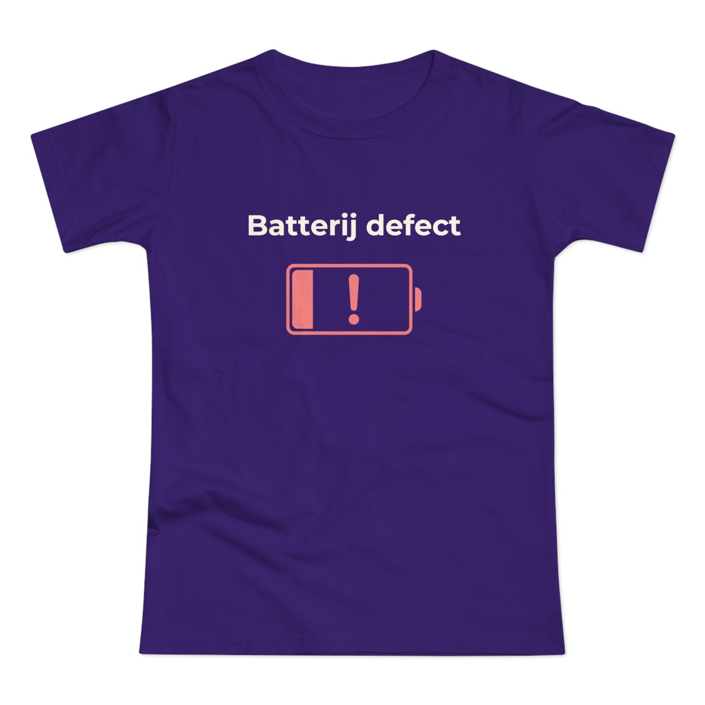 Dames T-shirt - Batterij defect