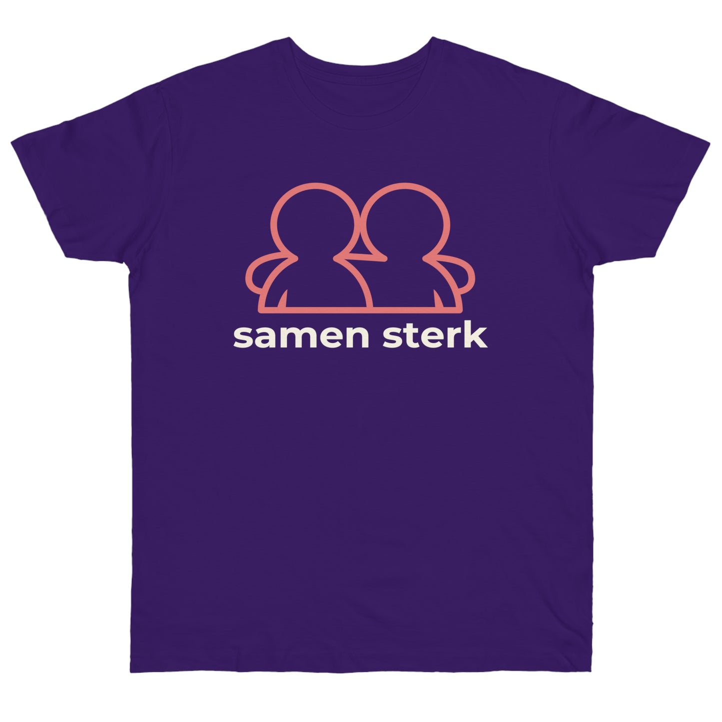 Uniseks T-Shirt - 'Samen sterk'