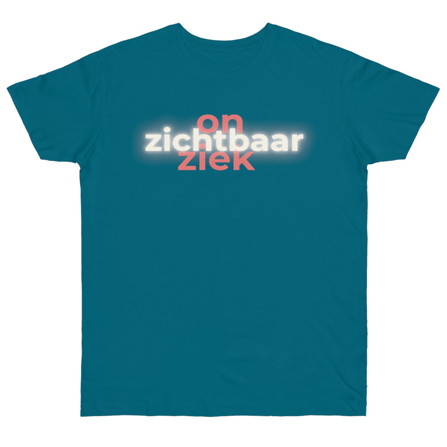 Uniseks T-Shirt - 'Onzichtbaar ziek'