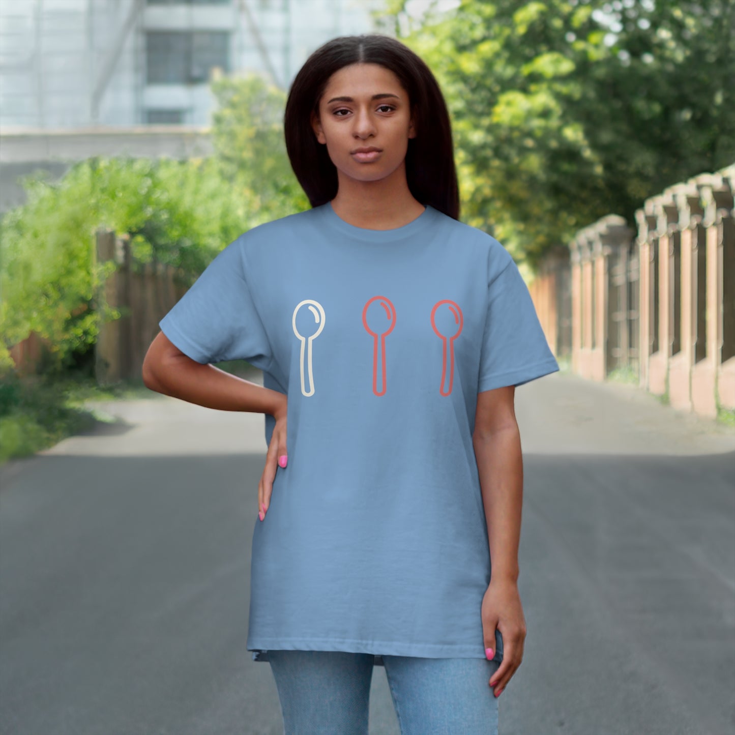 Uniseks T-Shirt - 'Spoons'