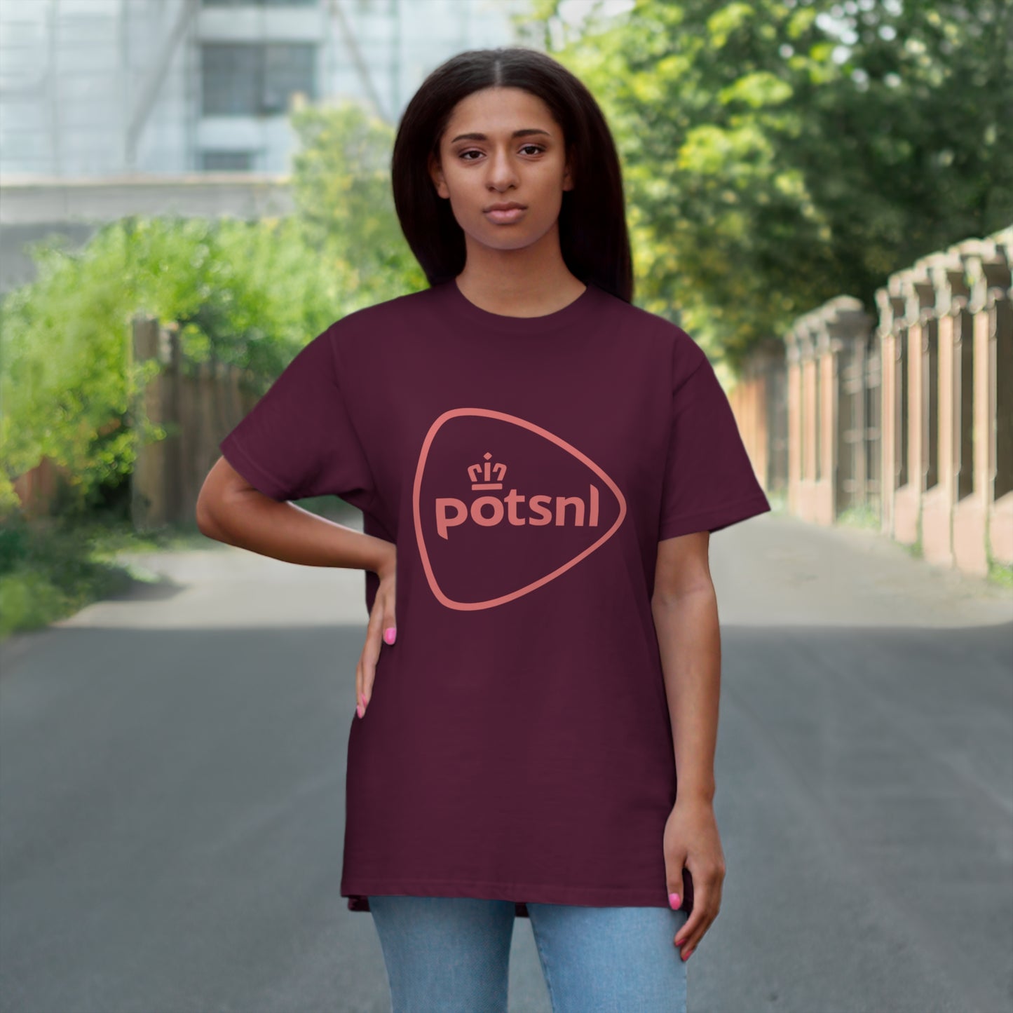 Uniseks T-Shirt - 'POTSNL'