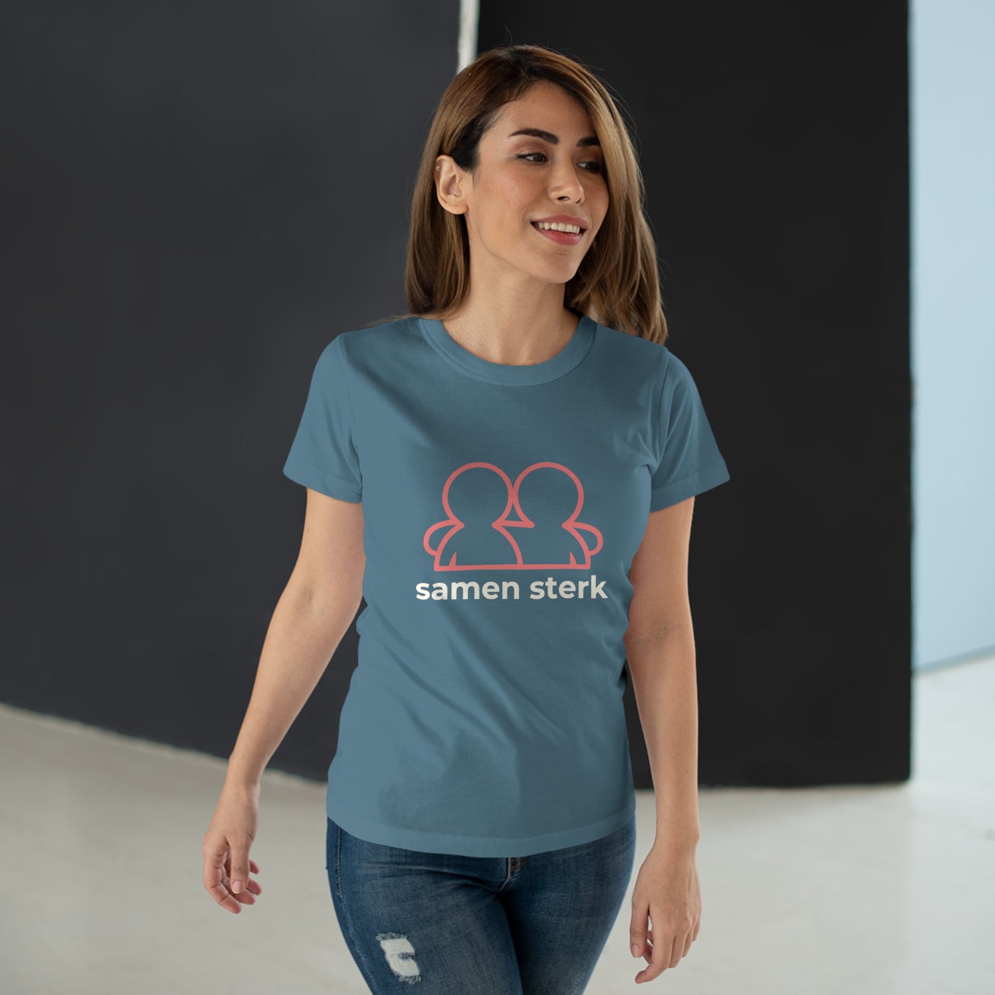 Dames T-shirt - Samen sterk