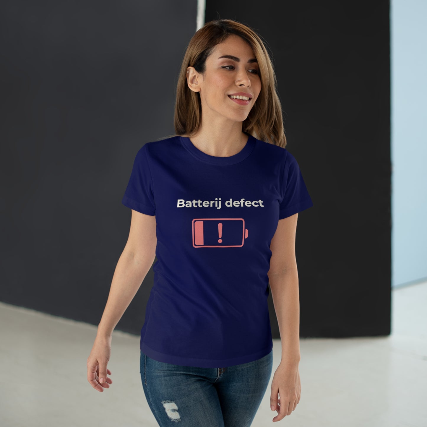 Dames T-shirt - Batterij defect
