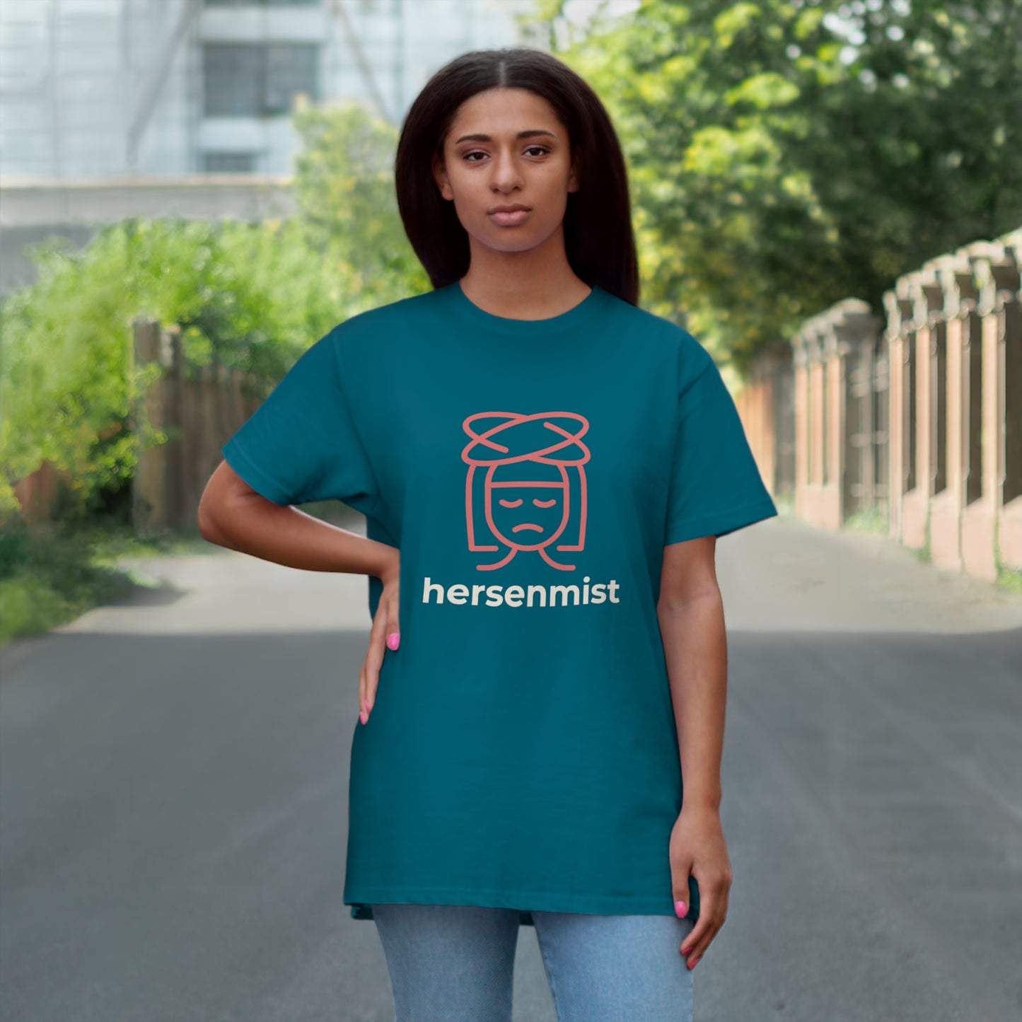 Uniseks T-Shirt - 'Hersenmist'