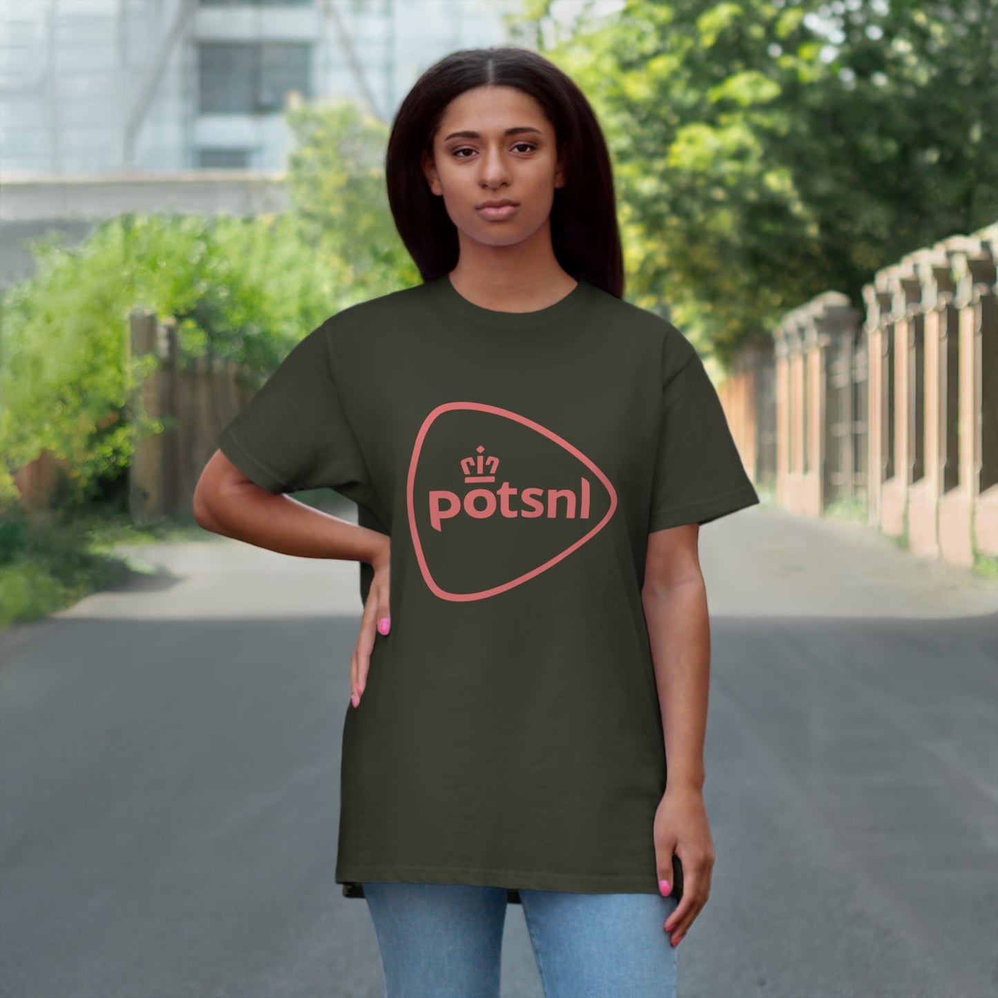 Uniseks T-Shirt - 'POTSNL'