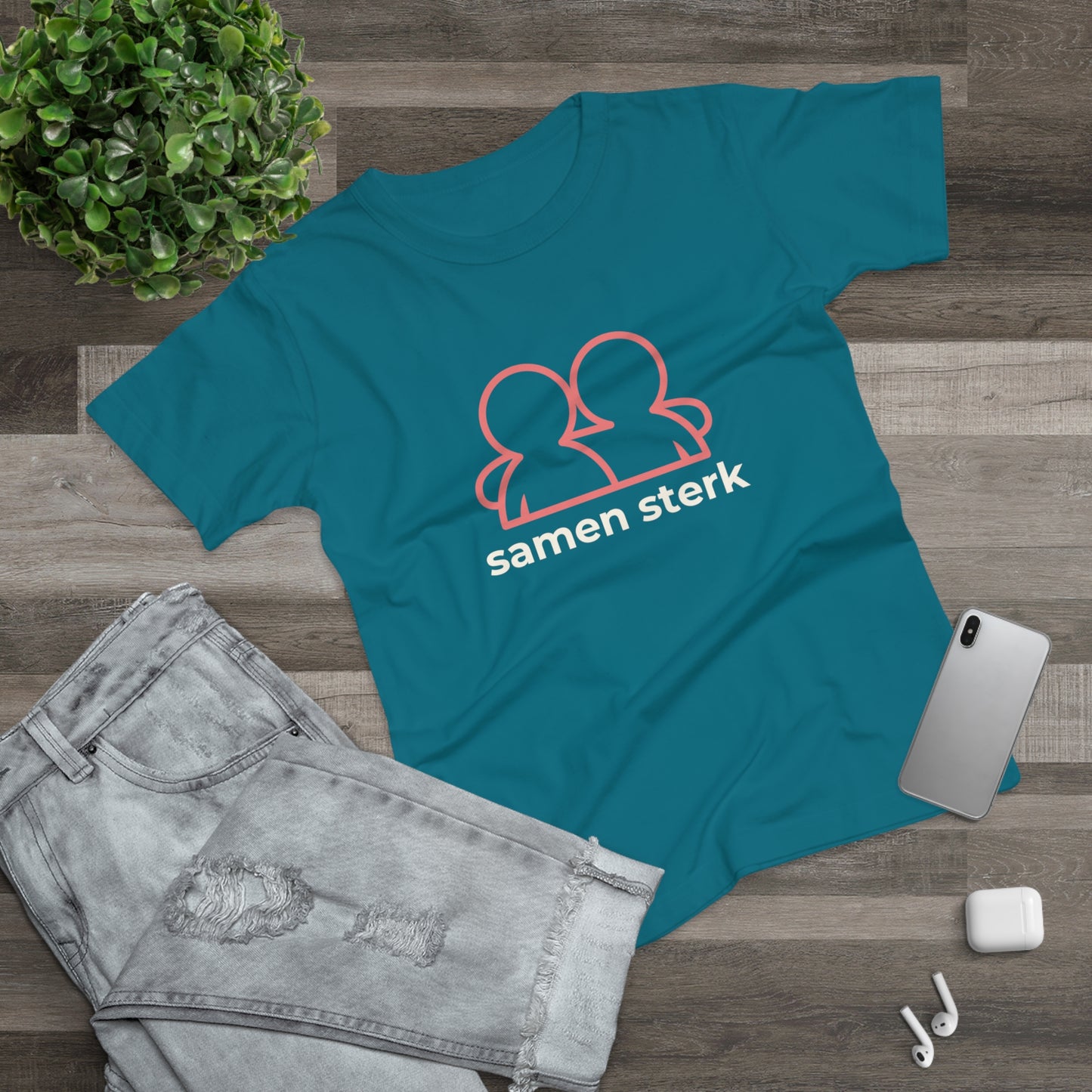 Dames T-shirt - Samen sterk