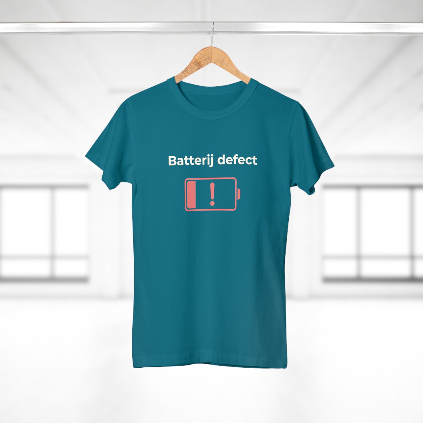 Dames T-shirt - Batterij defect