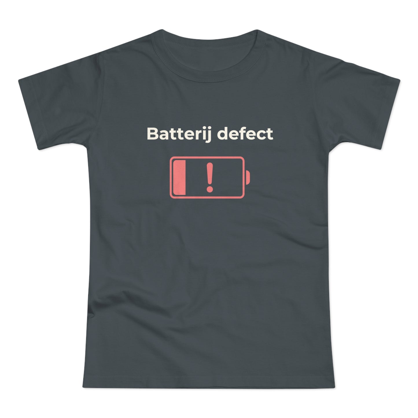 Dames T-shirt - Batterij defect