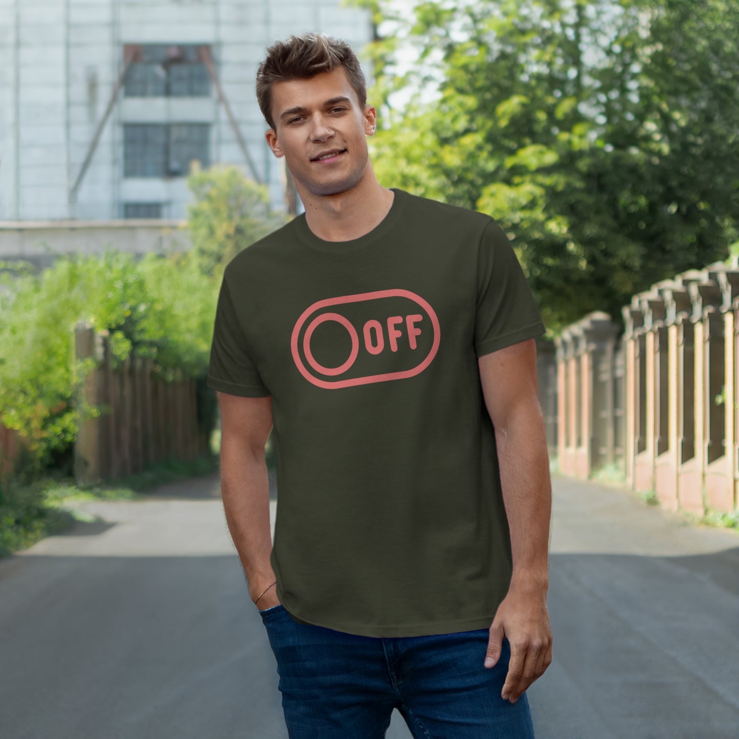 Uniseks T-Shirt - 'OFF'