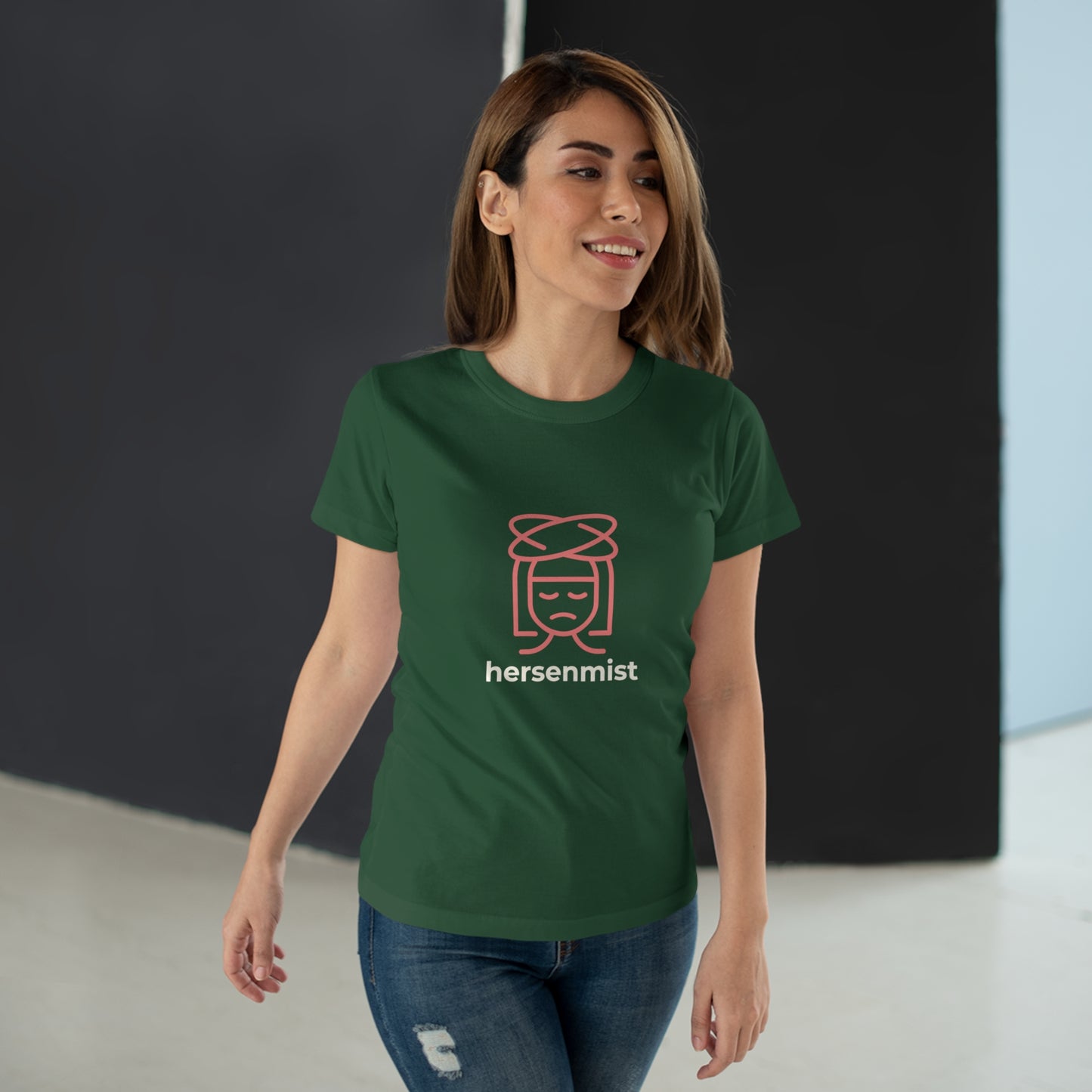 Dames T-shirt - Hersenmist