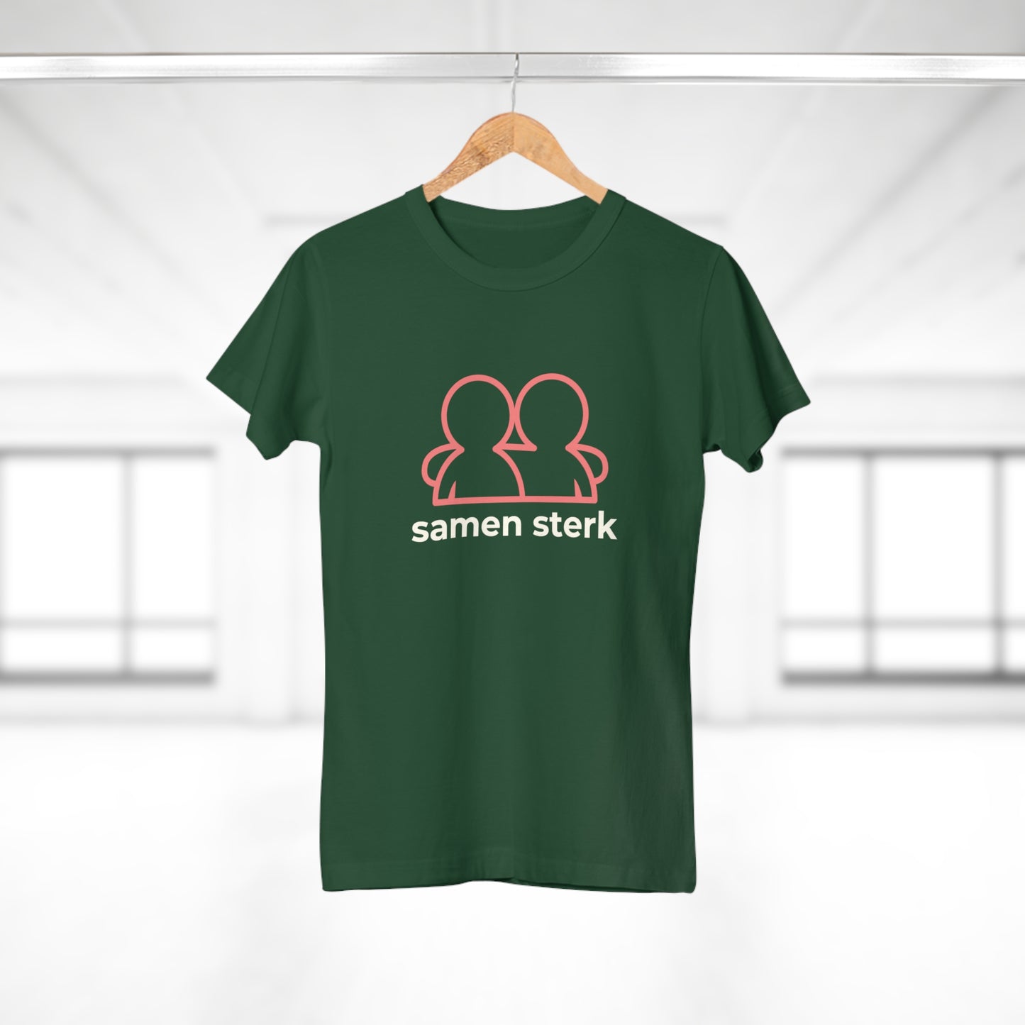 Dames T-shirt - Samen sterk