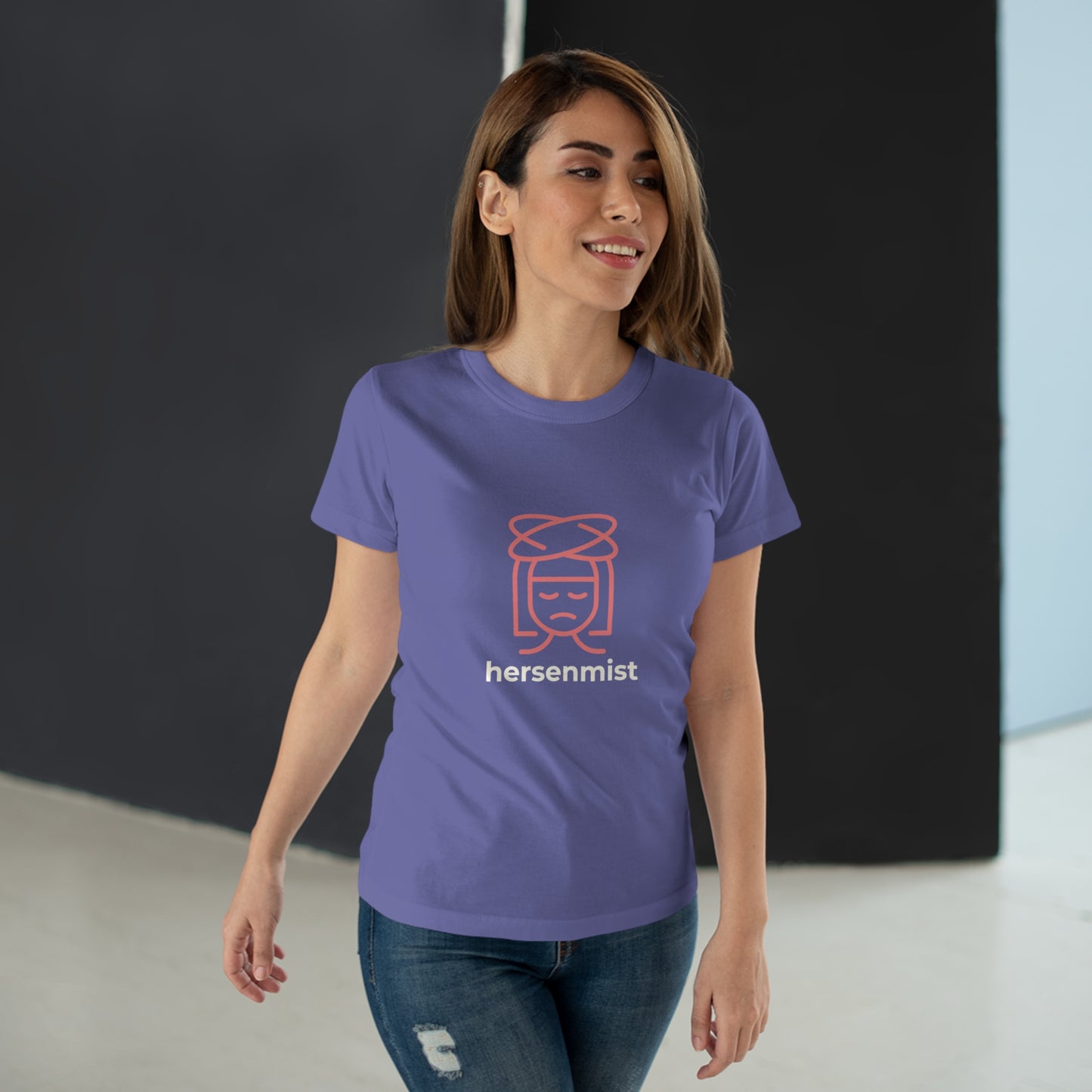 Dames T-shirt - Hersenmist