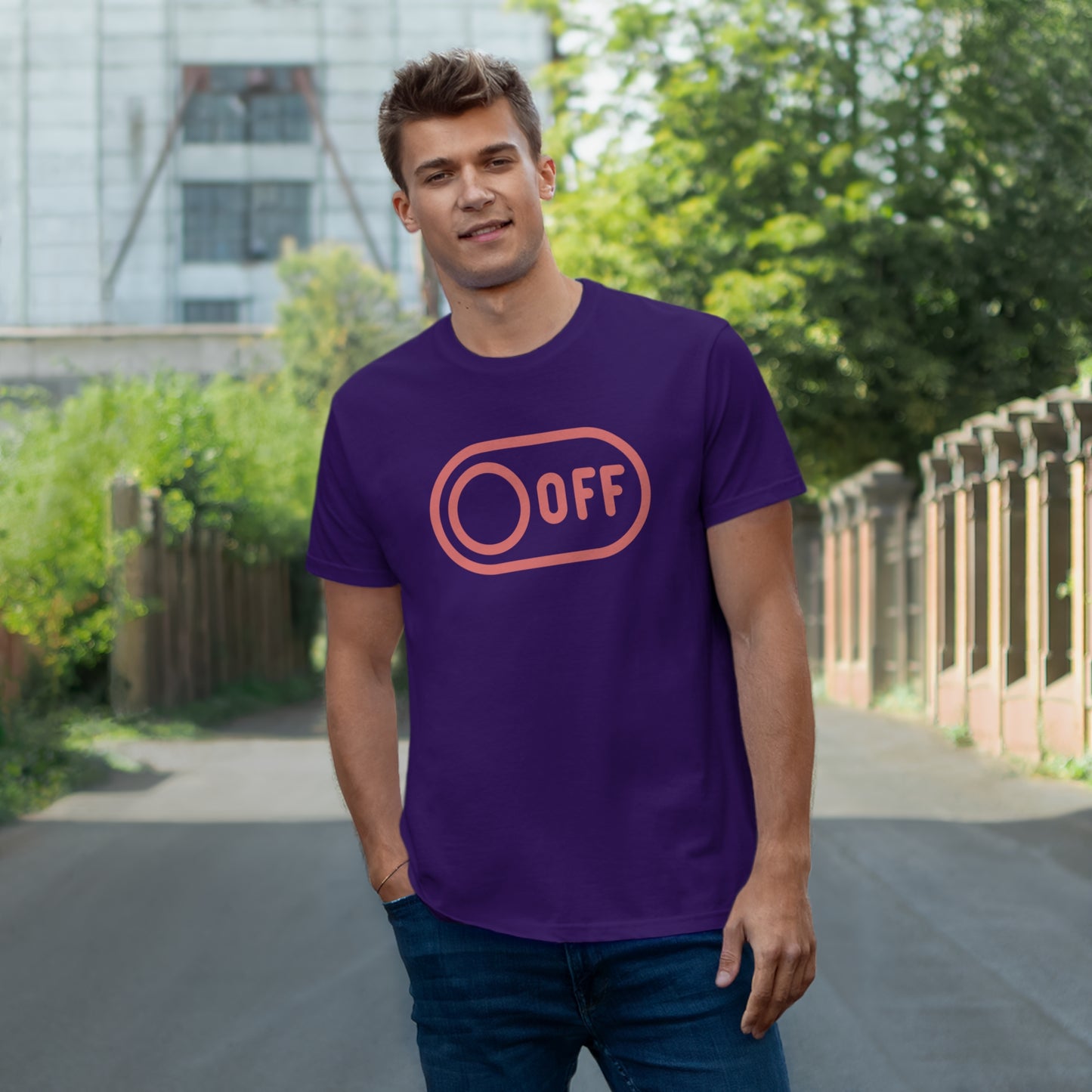 Uniseks T-Shirt - 'OFF'