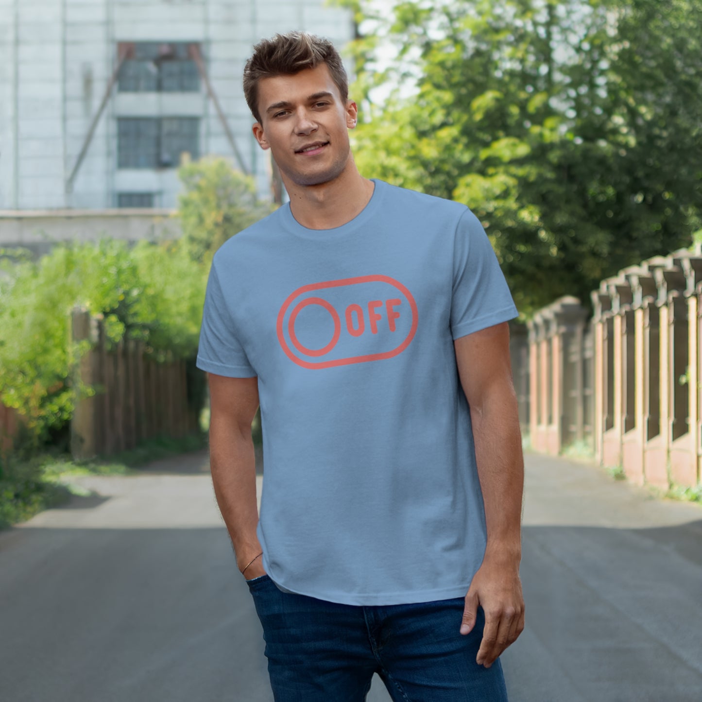 Uniseks T-Shirt - 'OFF'