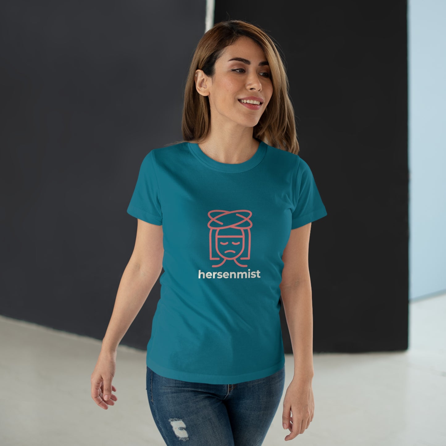 Dames T-shirt - Hersenmist