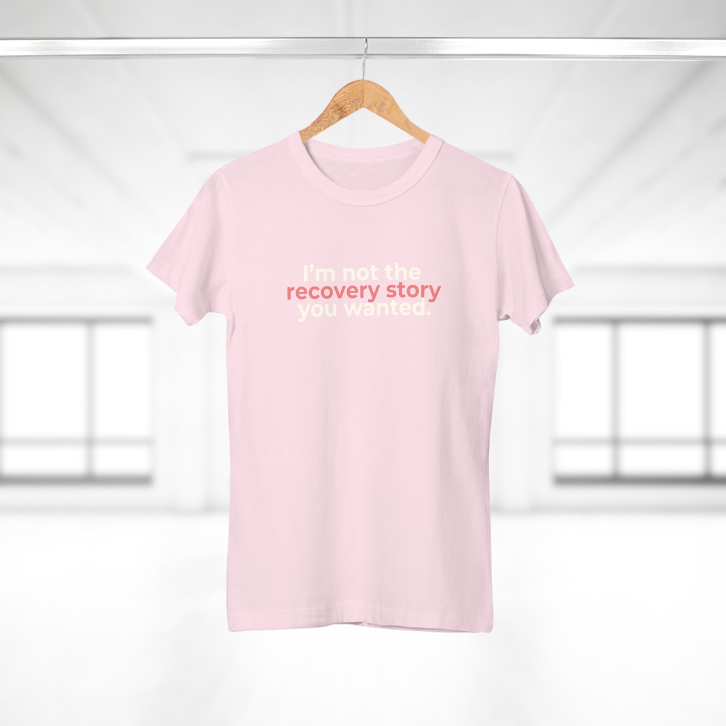 Dames T-shirt - Recovery story