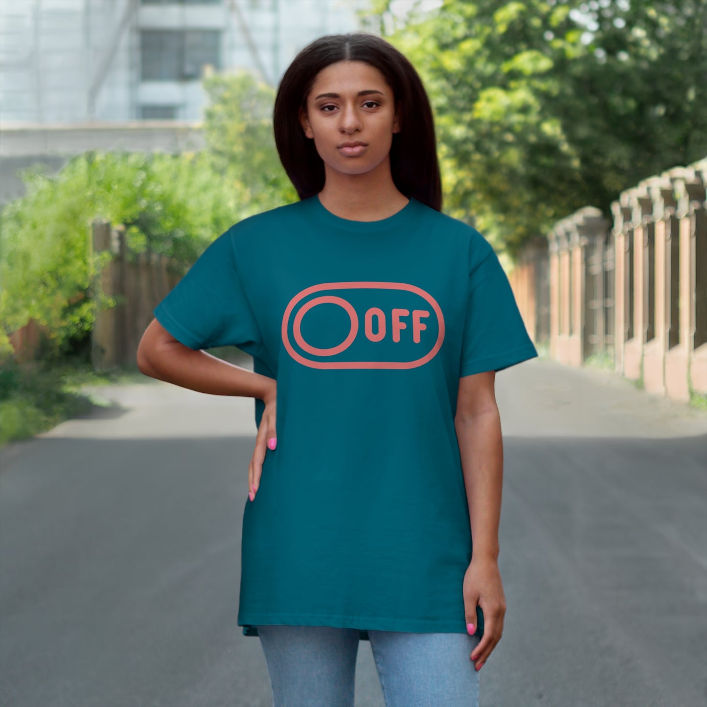 Uniseks T-Shirt - 'OFF'