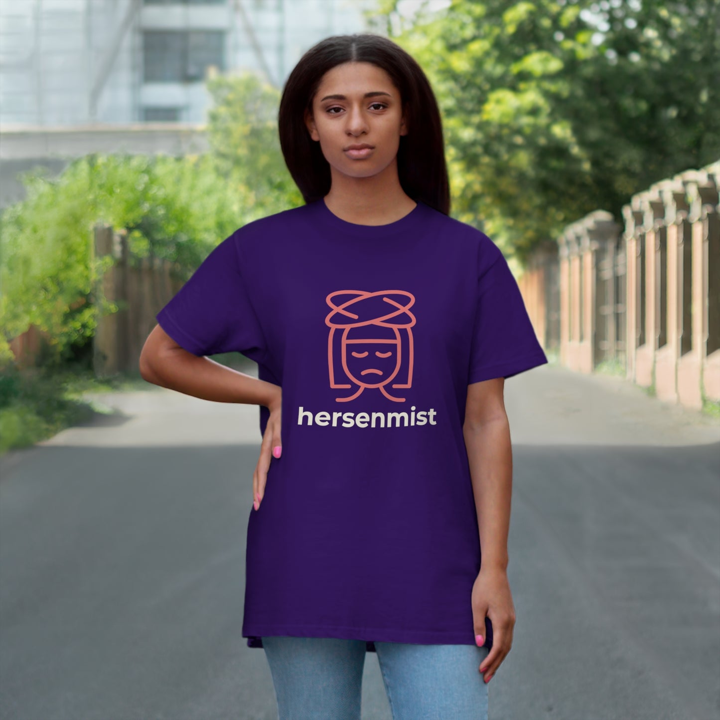 Uniseks T-Shirt - 'Hersenmist'
