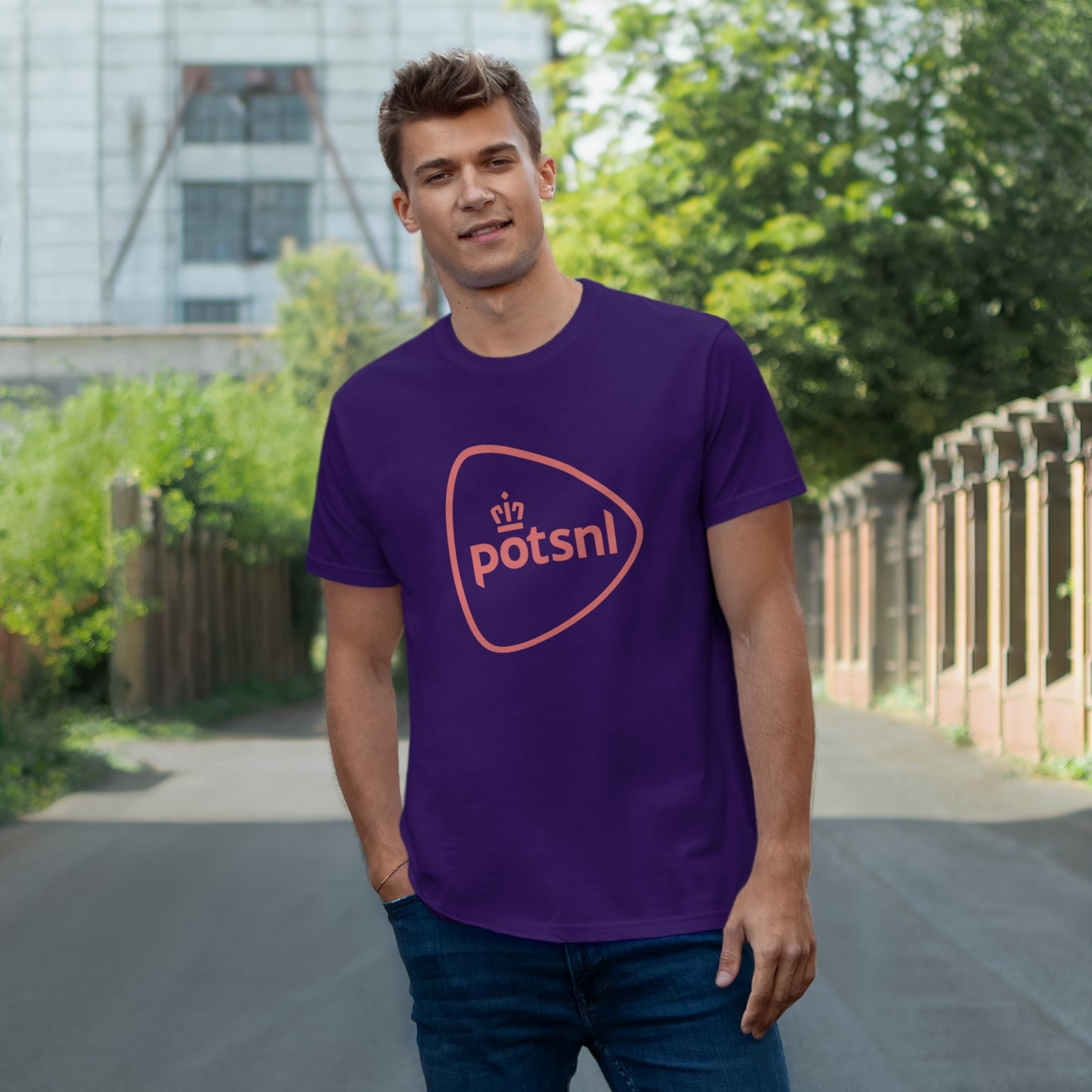 Uniseks T-Shirt - 'POTSNL'