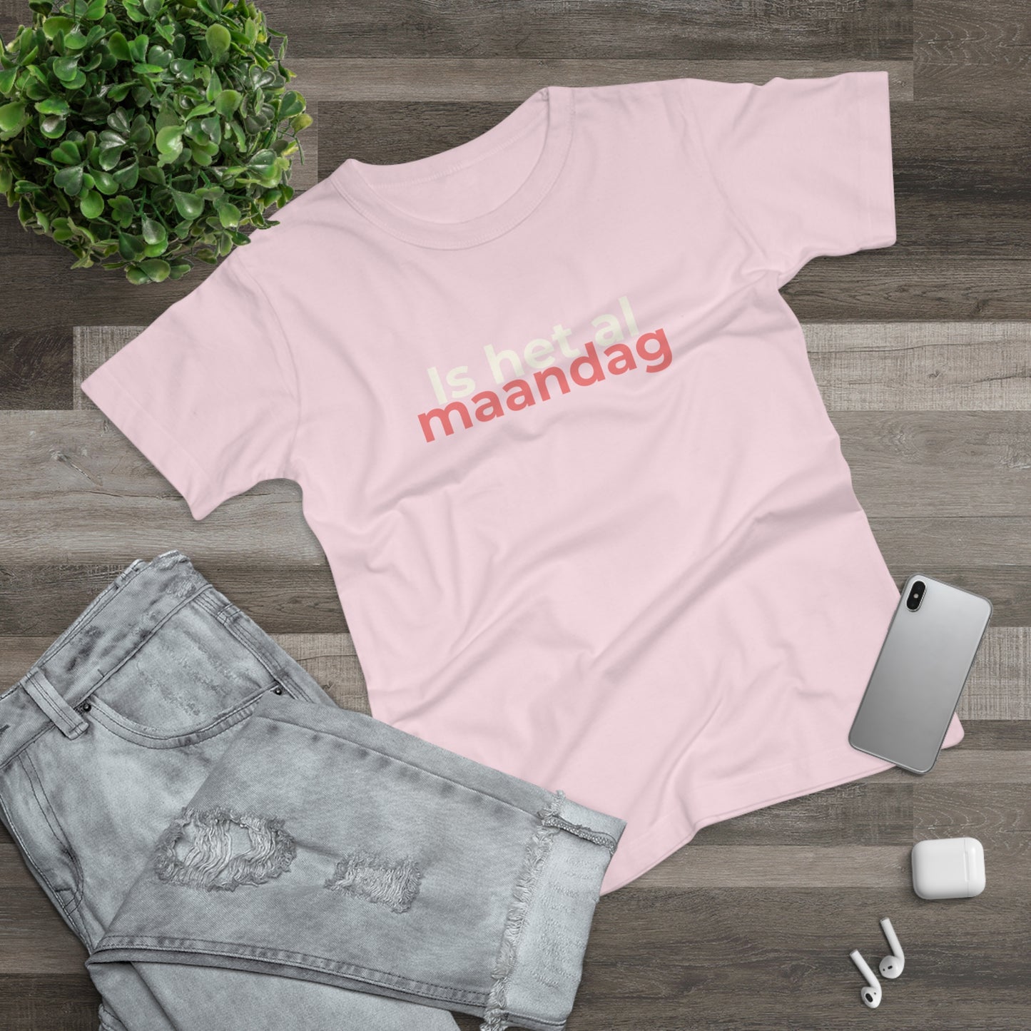 Dames T-shirt - Is het al maandag