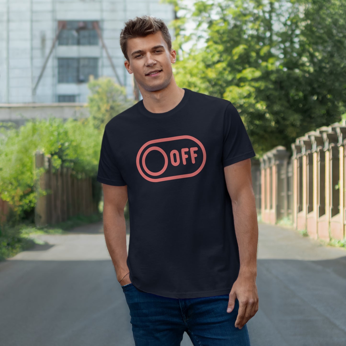 Uniseks T-Shirt - 'OFF'