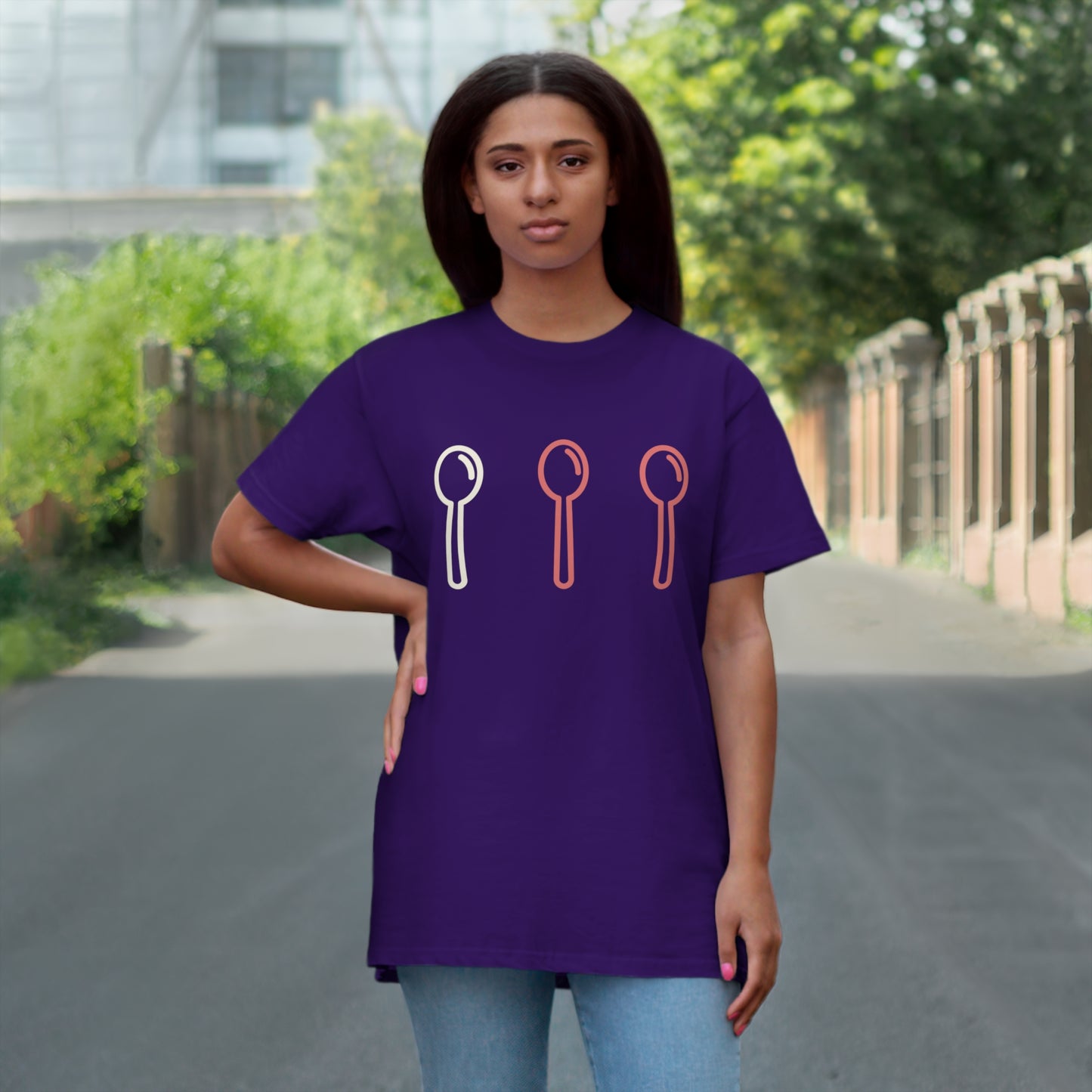 Uniseks T-Shirt - 'Spoons'