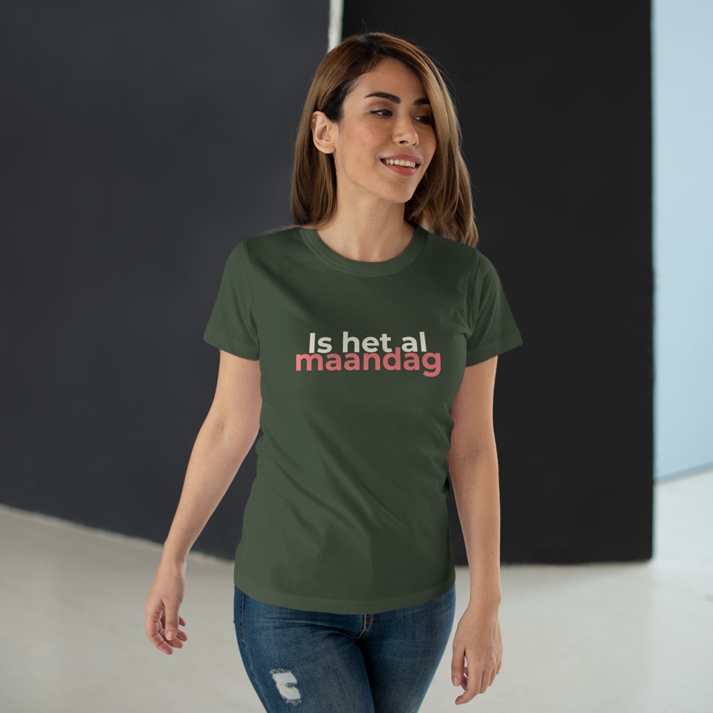 Dames T-shirt - Is het al maandag