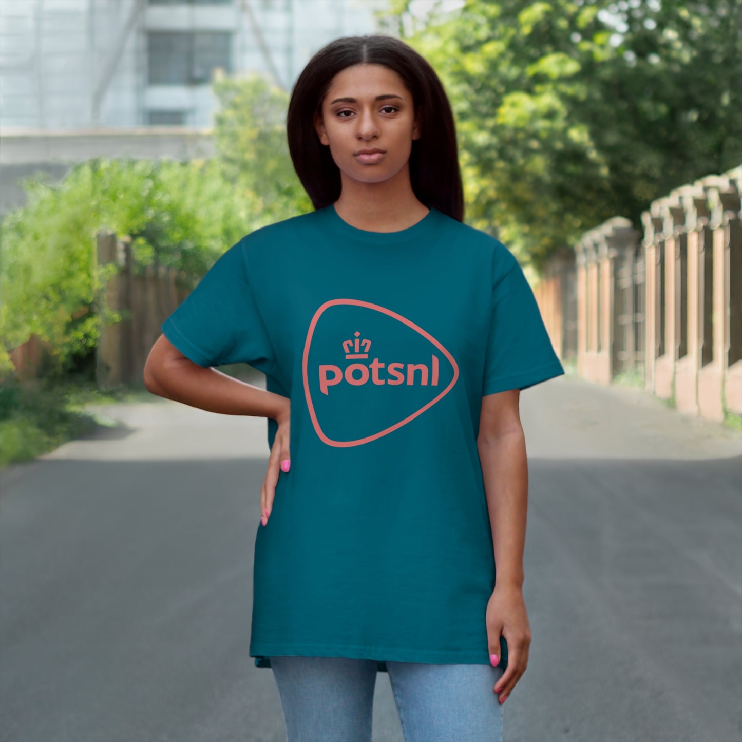 Uniseks T-Shirt - 'POTSNL'