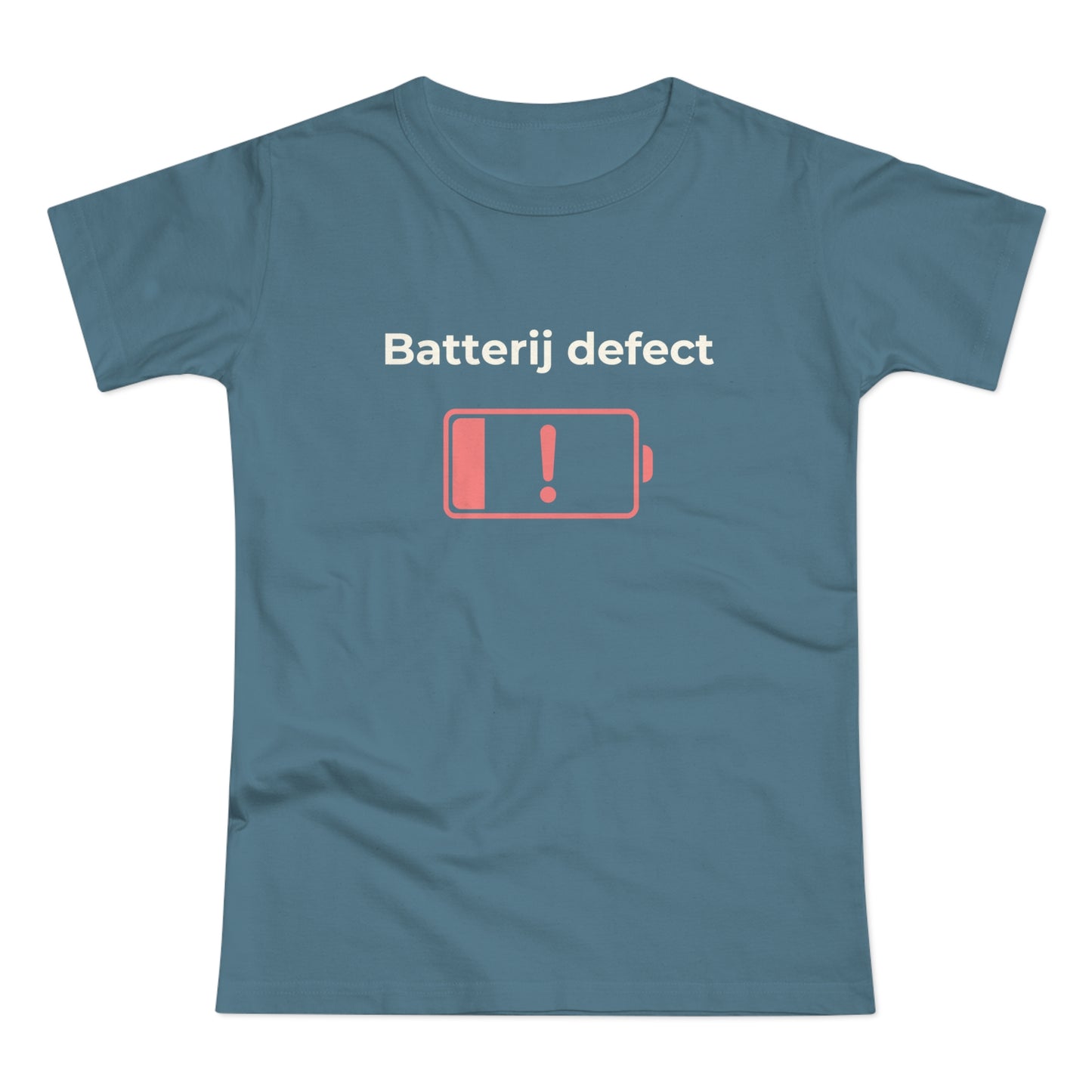 Dames T-shirt - Batterij defect
