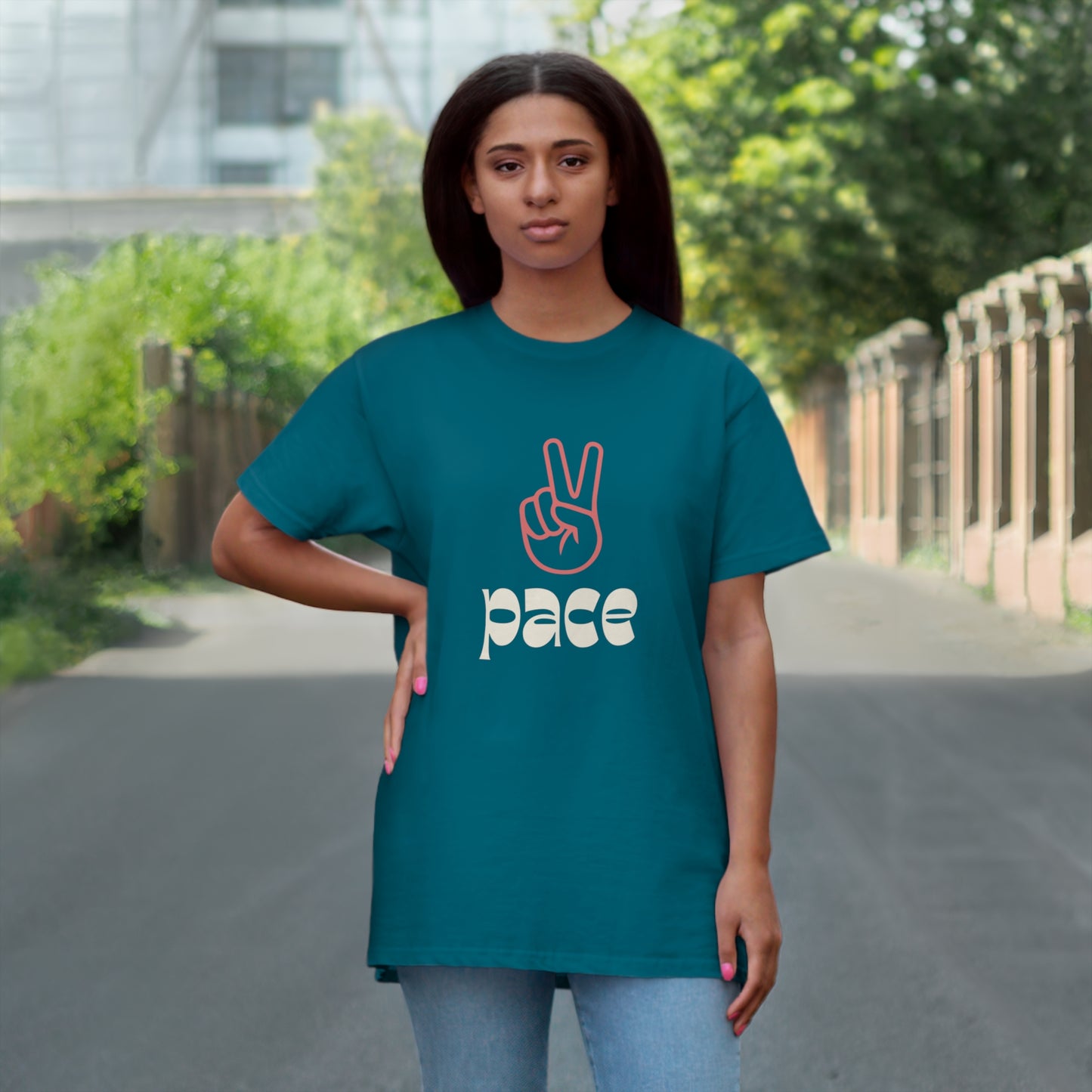 Uniseks T-Shirt - 'Pace'