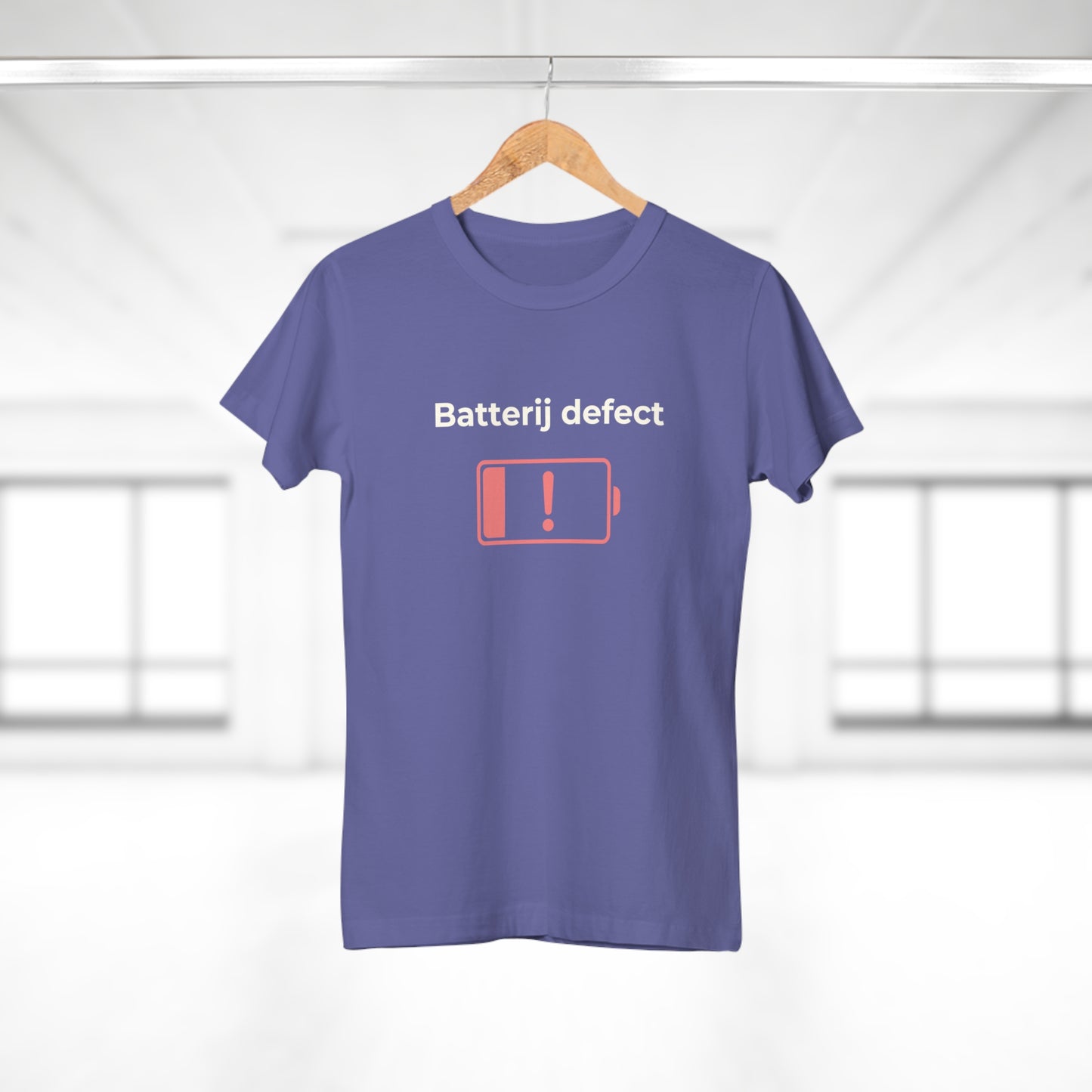 Dames T-shirt - Batterij defect