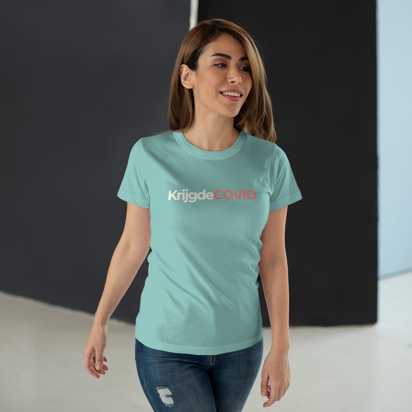 Dames T-shirt - KrijgdeCOVID