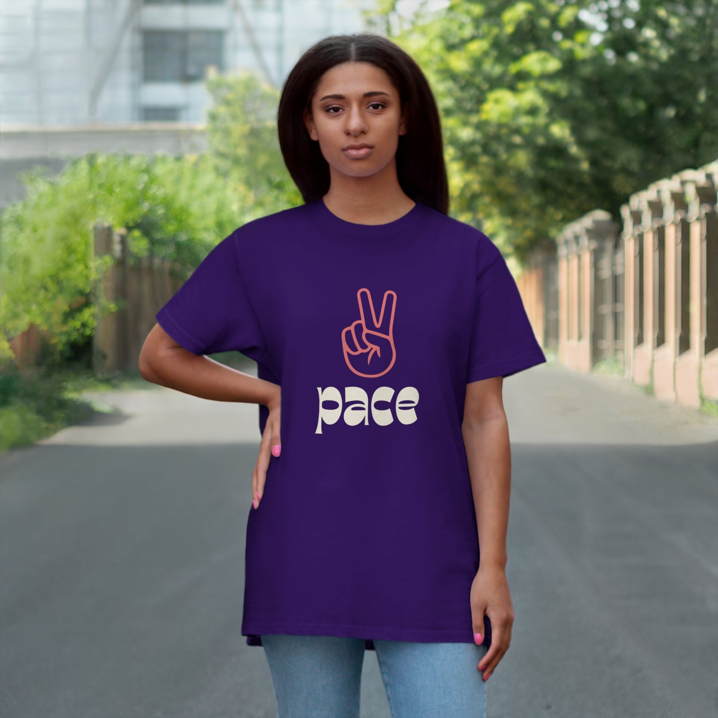 Uniseks T-Shirt - 'Pace'