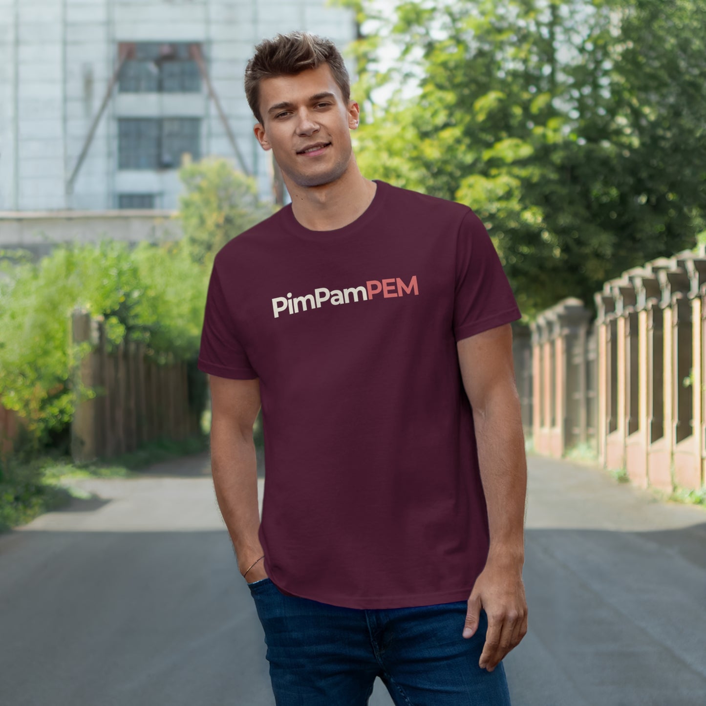Uniseks T-Shirt - 'PimPamPEM'