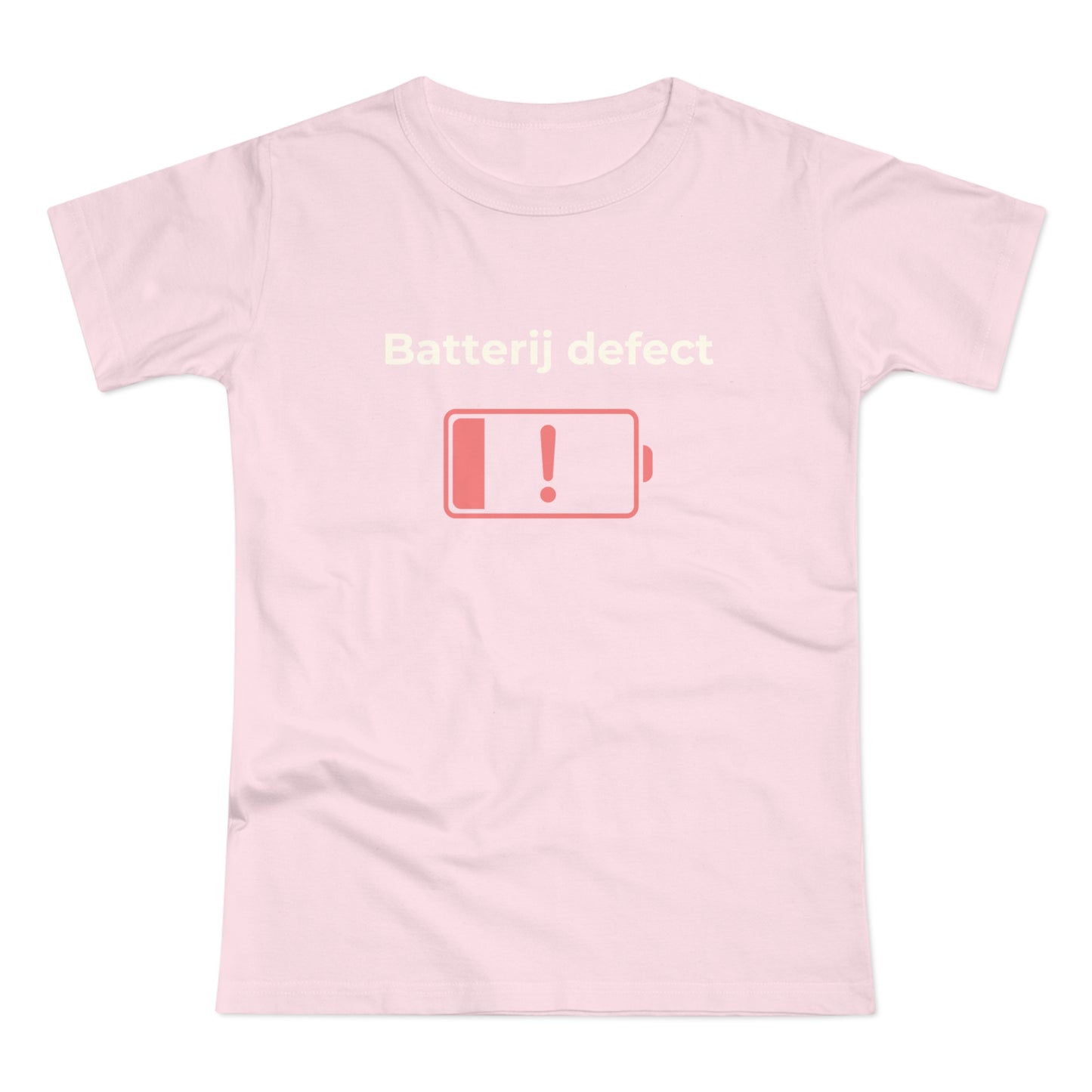 Dames T-shirt - Batterij defect