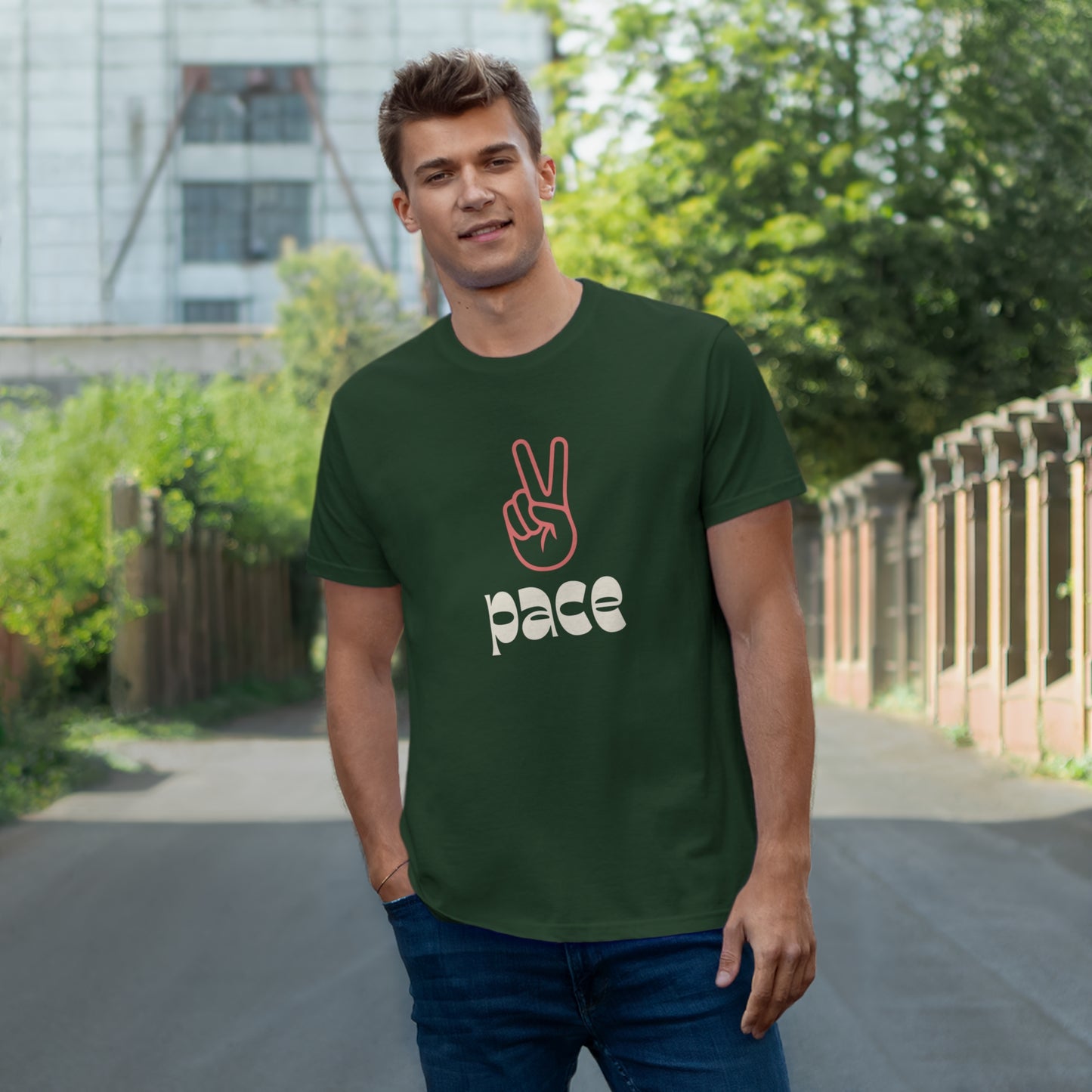 Uniseks T-Shirt - 'Pace'
