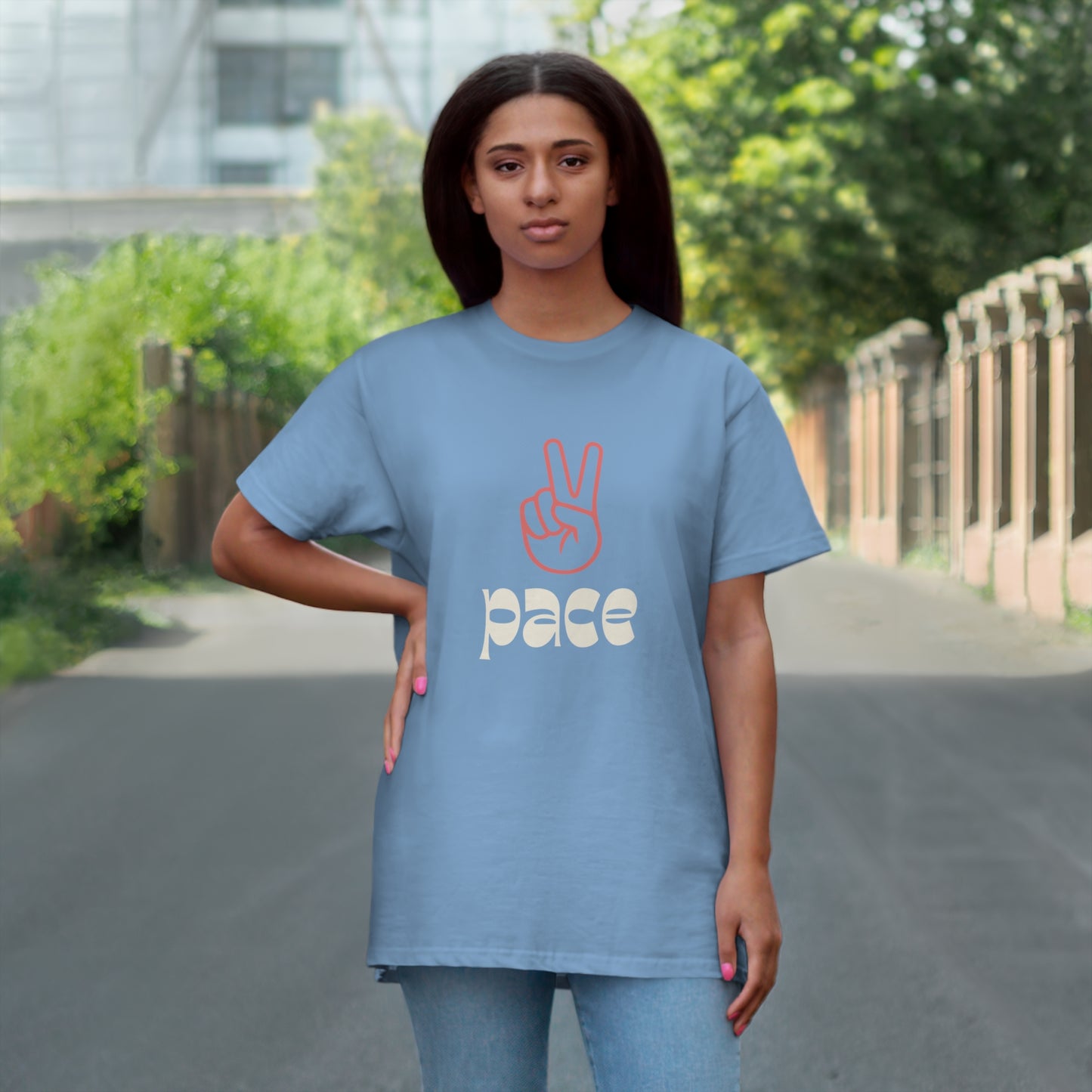 Uniseks T-Shirt - 'Pace'