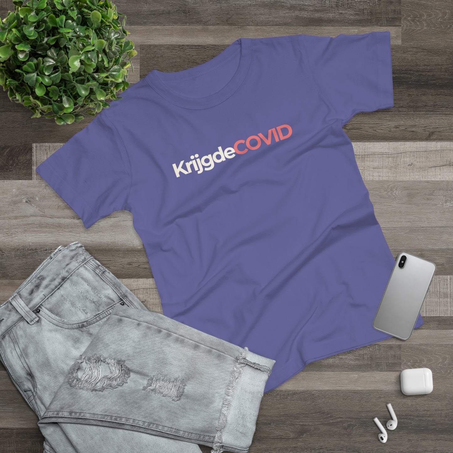 Dames T-shirt - KrijgdeCOVID