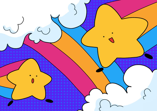 Ansichtkaart Star Dudes